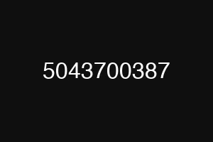 5043700387