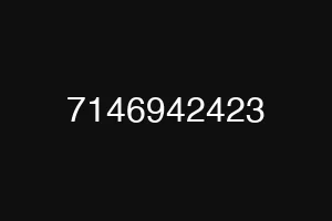 7146942423