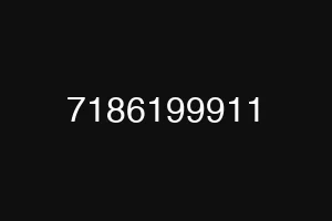 7186199911